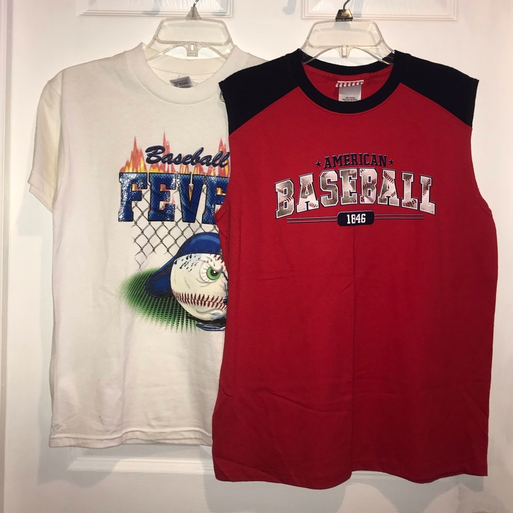 Boy’s Baseball Shirts Bundle XL & L